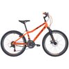 Rower młodzieżowy INDIANA Rock Jr 24 cale dla chłopca Pomarańczowo-czarny Rama Aluminiowa, 13"