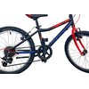 Rower dziecięcy INDIANA Figo 20 cali dla chłopca Czarno-niebiesko-czerwony Kolory dostępne w ofercie producenta Czarno-pomarańczowo-niebieski
