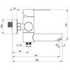 Bateria wannowa natynkowa DEANTE Lupo BLU F10M Srebrny Bateria termostatyczna Nie