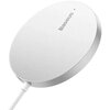 Ładowarka indukcyjna BASEUS Simple Mini 3 15W Srebrny