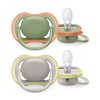 Smoczek PHILIPS Avent Ultra Air SCF085/20 6-18 m Wielokolorowy (2 sztuki)