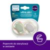Smoczek PHILIPS Avent Ultra Air SCF085/20 6-18 m Wielokolorowy (2 sztuki) Materiał wykonania Tworzywo sztuczne