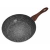 Patelnia wok KINGHOFF Granit Wood KH-1584 28 cm Ilość elementów 2