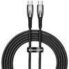 Kabel USB-C - USB-C BASEUS Glimmer 100W 2 m Czarny Rodzaj Kabel