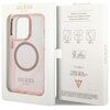 Etui GUESS Gold Outline Translucent MagSafe do Apple iPhone 14 Pro Różowy Marka telefonu Apple