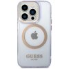 Etui GUESS Gold Outline Translucent MagSafe do Apple iPhone 14 Pro Max Fioletowy Model telefonu iPhone 14 Pro Max