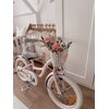 Rower dziecięcy SUN BABY Flower 14 cali dla dziewczynki Różowy Gwarancja na ramę 24 miesiące