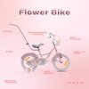 Rower dziecięcy SUN BABY Flower 14 cali dla dziewczynki Różowy Waga z opakowaniem [kg] 12.3