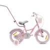 Rower dziecięcy SUN BABY Flower 14 cali dla dziewczynki Różowy Rozmiar ramy [cal] 8