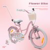 Rower dziecięcy SUN BABY Flower 16 cali dla dziewczynki Różowy Waga [kg] 13