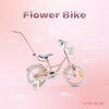 Rower dziecięcy SUN BABY Flower 14 cali dla dziewczynki Morelowy Waga [kg] 11.5
