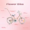 Rower dziecięcy SUN BABY Flower 16 cali dla dziewczynki Morelowy Wyposażenie Instrukcja obsługi i montażu