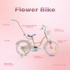 Rower dziecięcy SUN BABY Flower Bike 16 cali dla dziewczynki Morelowy Wyposażenie Instrukcja obsługi i montażu