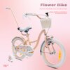 Rower dziecięcy SUN BABY Flower Bike 16 cali dla dziewczynki Morelowy Wyposażenie Karta gwarancyjna