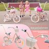Rower dziecięcy SUN BABY Flower Bike 16 cali dla dziewczynki Morelowy Wyposażenie Kółka boczne