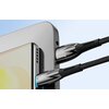 Kabel USB - USB-C BASEUS Glimmer 100W 1 m Czarny Złącze 1 USB-A