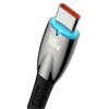 Kabel USB - USB-C BASEUS Glimmer 100W 1 m Czarny Obsługiwane zasilanie [W] do 100