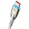 Kabel USB - USB Typ-C BASEUS Glimmer 100W 1 m Biały Gwarancja 24 miesiące