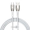 Kabel USB - USB Typ-C BASEUS Glimmer 100W 1 m Biały