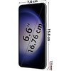 Smartfon SAMSUNG Galaxy S23+ 8/256GB 5G 6.6" 120Hz Czarny SM-S916 Aparat Tylny 50 Mpx + 12 Mpx + 10 Mpx, Przedni 12 Mpx