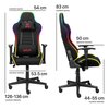 Fotel MAD DOG GCH800 RGB Czarny Podświetlenie RGB Tak