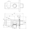 Zestaw prysznicowy podtynkowy DEANTE Arnika BXYZDQAM z deszczownicą Titanium Funkcje dodatkowe System Anti-twist