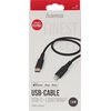 Kabel USB-C - Lightning HAMA Flexible 1.5m Czarny Typ USB-C - Lightning