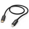 Kabel USB-C - Lightning HAMA Fabric 1.5 m Czarny