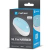 Mysz NATEC Harrier 2 Biało-niebieski Typ myszy Optyczna