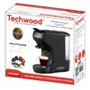 Ekspres TECHWOOD TCA-196N Czarny Ciśnienie [bar] 19 barów