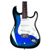 Zestaw gitarowy NN Eg Set Niebieski + Wzmacniacz + Etui Kod pocztowy 99-314