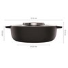 Garnek FISKARS Norden Grill 1066430 30 cm Rodzaj Garnek żeliwny