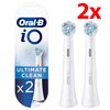 Oryginalna końcówka szczoteczki ORAL-B iO Ultimate Clean Biały (2 szt.) (Skuteczne czyszczenie)