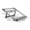 Stacja dokująca HAMA Connect2Office 200139 USB Typu C, Pasywna Dodatkowe informacje Obsługa 3 monitorów 4K 60Hz