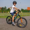 Rower dziecięcy SUN BABY Tiger Bike 20 cali dla chłopca Czarno-pomarańczowo-turkusowy Kolekcja 2023