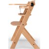 Krzesełko do karmienia KINDERKRAFT Enock Brązowy Materiał wykonania Drewno bukowe