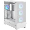 Obudowa FRACTAL DESIGN Pop XL Air RGB TG Clear Tint Biały Przyciski i regulatory Kontroler LED
