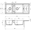 Zlewozmywak DEANTE Magnetic ZRM A213 Alabastrowy Typ Wpuszczany