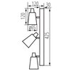 Lampa ścienno-sufitowa KANLUX Sempra EL-3I W-SR Biały Rodzaj Lampa ścienno-sufitowa