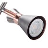 Lampa ścienno-sufitowa KANLUX Mileno EL-4I ASR-AN Srebrno-miedziany Źródło światła w komplecie Nie