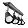 Lampa ścienno-sufitowa KANLUX Sempra EL-4I B-SR Czarny Maksymalna moc żarówki [W] 4 x 10