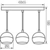 Lampa wisząca KANLUX Galoba C 3xGU10 W Biały Czujnik ruchu Nie