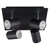Lampa sufitowa KANLUX Evalo EL-4O B-SR Czarny