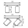 Lampa sufitowa KANLUX Evalo EL-4O W-SR Biały Źródło światła w komplecie Nie