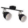 Lampa sufitowa KANLUX Derato EL-2I B-SR Czarno-srebrny