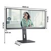 Monitor AOC CU34P3CV 34" 3440x1440px 100Hz 4 ms [GTG] Curved Przeznaczenie Do domu i biura