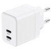 Ładowarka sieciowa CRONG Ultra Compact GaN 35W PD Biały Szerokość [mm] 39.5