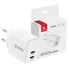 Ładowarka sieciowa CRONG Ultra Compact GaN 35W PD Biały Kabel w zestawie Brak