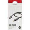 Kabel USB-C - USB-C HAMA 201591 1.5 m Czarny Typ USB-C - USB-C