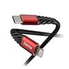 Kabel USB-C- Lightning HAMA Extreme 1.5 m Czarno-czerwony Długość [m] 1.5